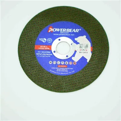 4 "107 * 1.2 * 16mm Koupe Disk pou Nerjaveèi ak Metal